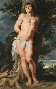 Peter Paul Rubens Der heilige Sebastian France oil painting artist